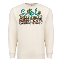 Sandshell simply blessed Premium Sweatshirt - JahusDesignShop