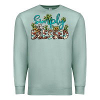 Seafoam simply blessed Premium Sweatshirt - JahusDesignShop