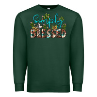 Sports Green simply blessed Premium Sweatshirt - JahusDesignShop