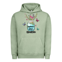Pigment Oil Green grandma preview costom name Urban Hoodie - MaliasSmallBusiness