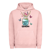 Pigment Salmon grandma preview costom name Urban Hoodie - MaliasSmallBusiness