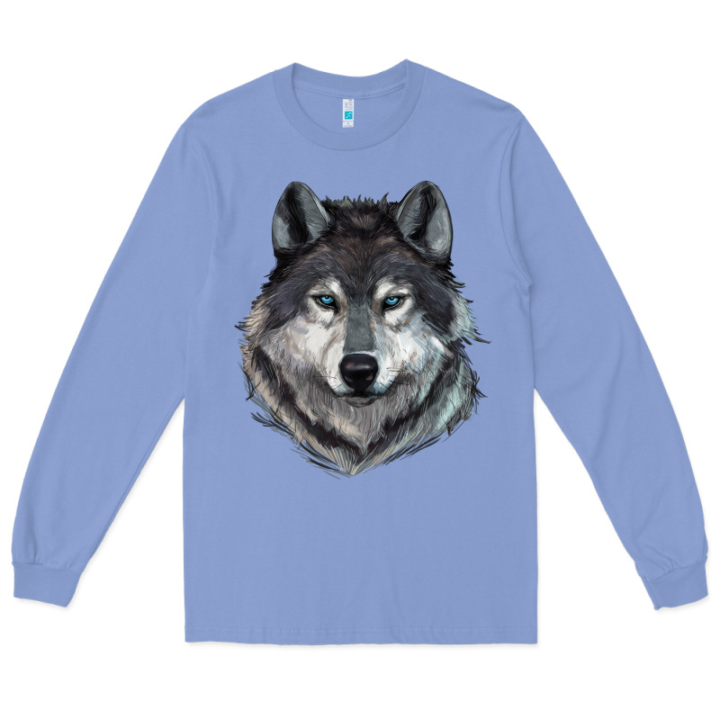 Wolf Long Sleeve Tee by RanaPortraitStore | Teevron