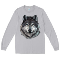 Moon Dust Wolf Long Sleeve Tee - RanaPortraitStore