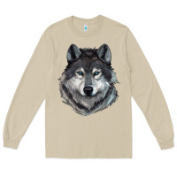Mushroom Wolf Long Sleeve Tee - RanaPortraitStore