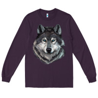 Plum Wolf Long Sleeve Tee - RanaPortraitStore
