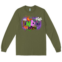 Army Green endo crew Long Sleeve Tee - AdoDesignShop