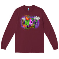 Burgundy endo crew Long Sleeve Tee - AdoDesignShop