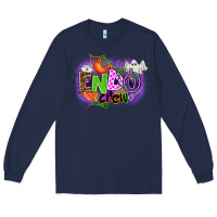 Navy endo crew Long Sleeve Tee - AdoDesignShop