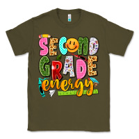 Army Green second grade energy Classic Tee - texasbilliewilder