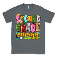 Charcoal Heather second grade energy Classic Tee - texasbilliewilder