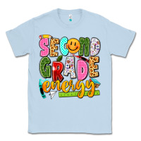 Dusty Blue second grade energy Classic Tee - texasbilliewilder