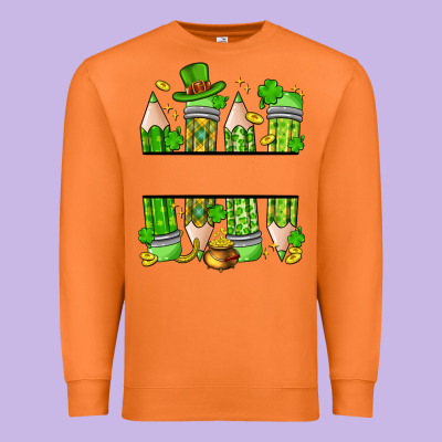 Personalized St. Patrick's Day Pencils Premium Sweatshirt Designed By Artiststas