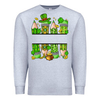 Heather Grey personalized st. patrick's day pencils Premium Sweatshirt - Artiststas