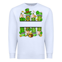 White personalized st. patrick's day pencils Premium Sweatshirt - Artiststas