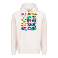 Pale Pink in a world where you can be anything Premium Hoodie - MaliasSmallBusiness