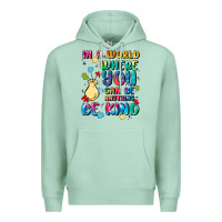 Seafoam in a world where you can be anything Premium Hoodie - MaliasSmallBusiness