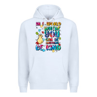 White in a world where you can be anything Premium Hoodie - MaliasSmallBusiness