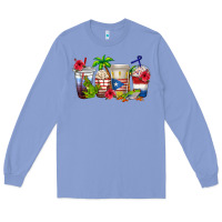 Colony Blue puerto rico coffee cups Long Sleeve Tee - texasbilliewilder