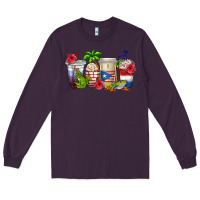 Plum puerto rico coffee cups Long Sleeve Tee - texasbilliewilder