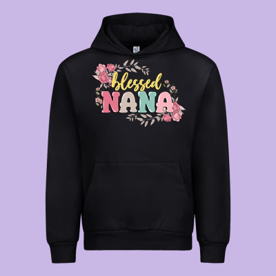 Blessed Nana Urban Hoodie Designed By Maliassmallbusiness