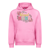 Fuchsia Pink blessed nana Urban Hoodie - MaliasSmallBusiness