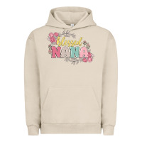 Pigment French Oak blessed nana Urban Hoodie - MaliasSmallBusiness