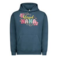 Pigment Midnight Navy blessed nana Urban Hoodie - MaliasSmallBusiness