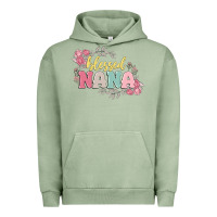 Pigment Oil Green blessed nana Urban Hoodie - MaliasSmallBusiness