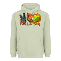 Matcha peace love tennis Heavyweight Hoodie - RacoonDesign