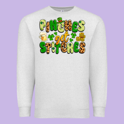 Pinches Get Stitches Premium Sweatshirt Designed By Artiststas