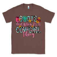 Chestnut boots and bling it s a cowgirl thing Classic Tee - Zillion Design Studio