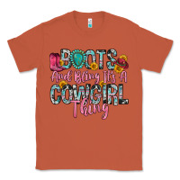 Copper boots and bling it s a cowgirl thing Classic Tee - Zillion Design Studio