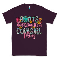 Plum boots and bling it s a cowgirl thing Classic Tee - Zillion Design Studio