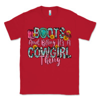 Red boots and bling it s a cowgirl thing Classic Tee - Zillion Design Studio