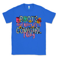 True Royal boots and bling it s a cowgirl thing Classic Tee - Zillion Design Studio