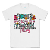 White boots and bling it s a cowgirl thing Classic Tee - Zillion Design Studio