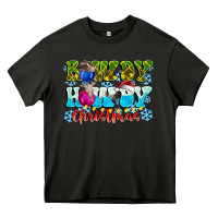 Asphalt Rowdy Howdy Christmas Heavy Core Tee - CowhideDigitalArt