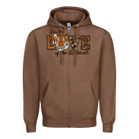 Chestnut love of the wildcats Zipper Hoodie - RanaPortraitStore