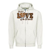 Oatmeal Heather love of the wildcats Zipper Hoodie - RanaPortraitStore