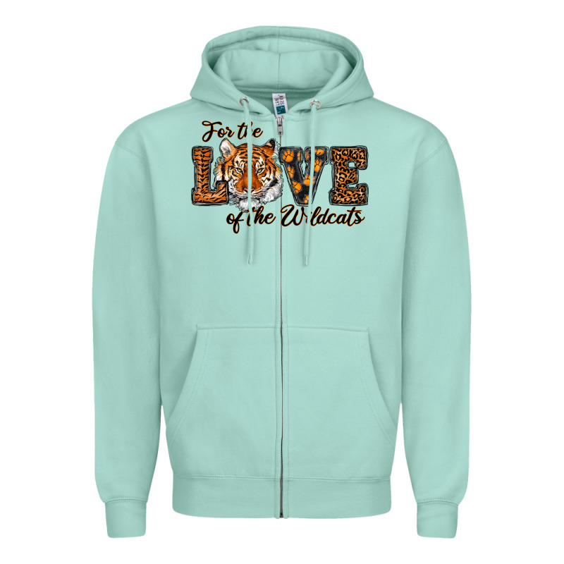 Love Of The Wildcats Zipper Hoodie by RanaPortraitStore | Teevron