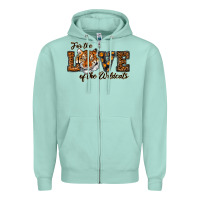 Seafoam love of the wildcats Zipper Hoodie - RanaPortraitStore