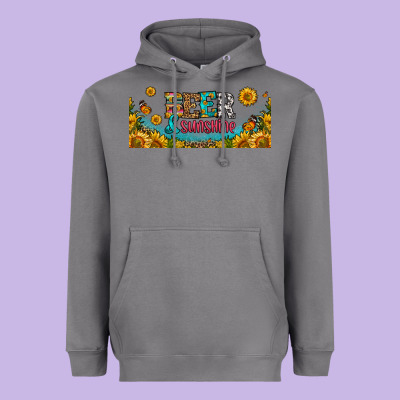 Beer And Sunshine 16oz Libbey Cup Heavyweight Hoodie Designed By Hra Design Shop