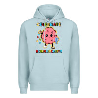 Blue Mist celebrate neurodiversity Premium Hoodie - MaliasSmallBusiness