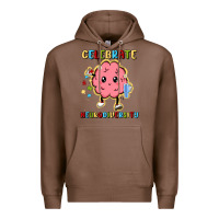 Chestnut celebrate neurodiversity Premium Hoodie - MaliasSmallBusiness
