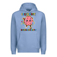 Colony Blue celebrate neurodiversity Premium Hoodie - MaliasSmallBusiness