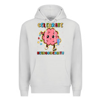 Dove Grey celebrate neurodiversity Premium Hoodie - MaliasSmallBusiness
