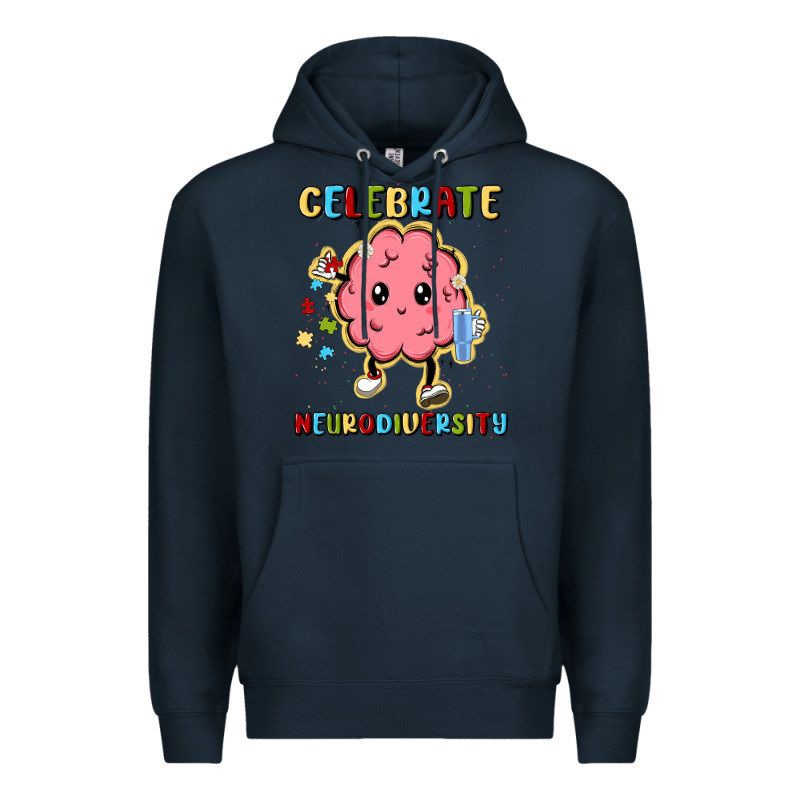 Celebrate Neurodiversity Premium Hoodie by MaliasSmallBusiness | Teevron