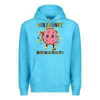 Ocean Blue celebrate neurodiversity Premium Hoodie - MaliasSmallBusiness