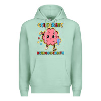 Seafoam celebrate neurodiversity Premium Hoodie - MaliasSmallBusiness