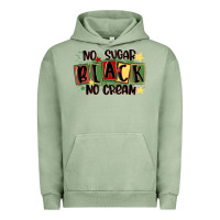 Pigment Oil Green no sugar black no cream Urban Hoodie - MaliasSmallBusiness